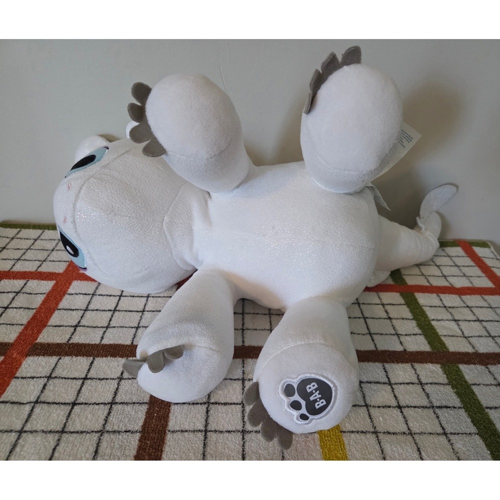 Build A-Bear Light Fury Plush How to Train Your Dragon Hidden World White 12in - Picture 8 of 9